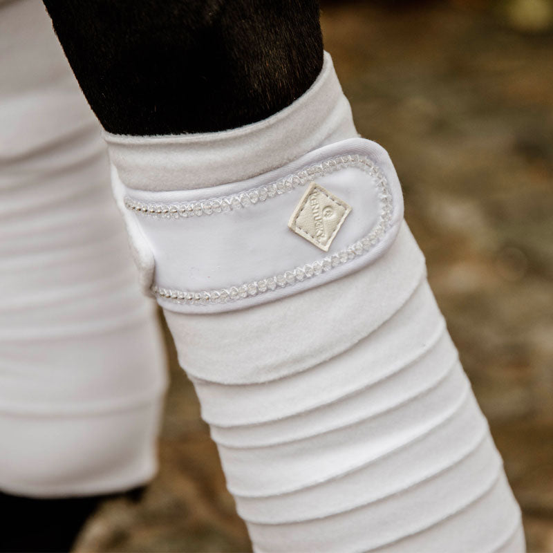 Kentucky Horsewear - Bandes de polo pearls blanc (x4) | - Ohlala